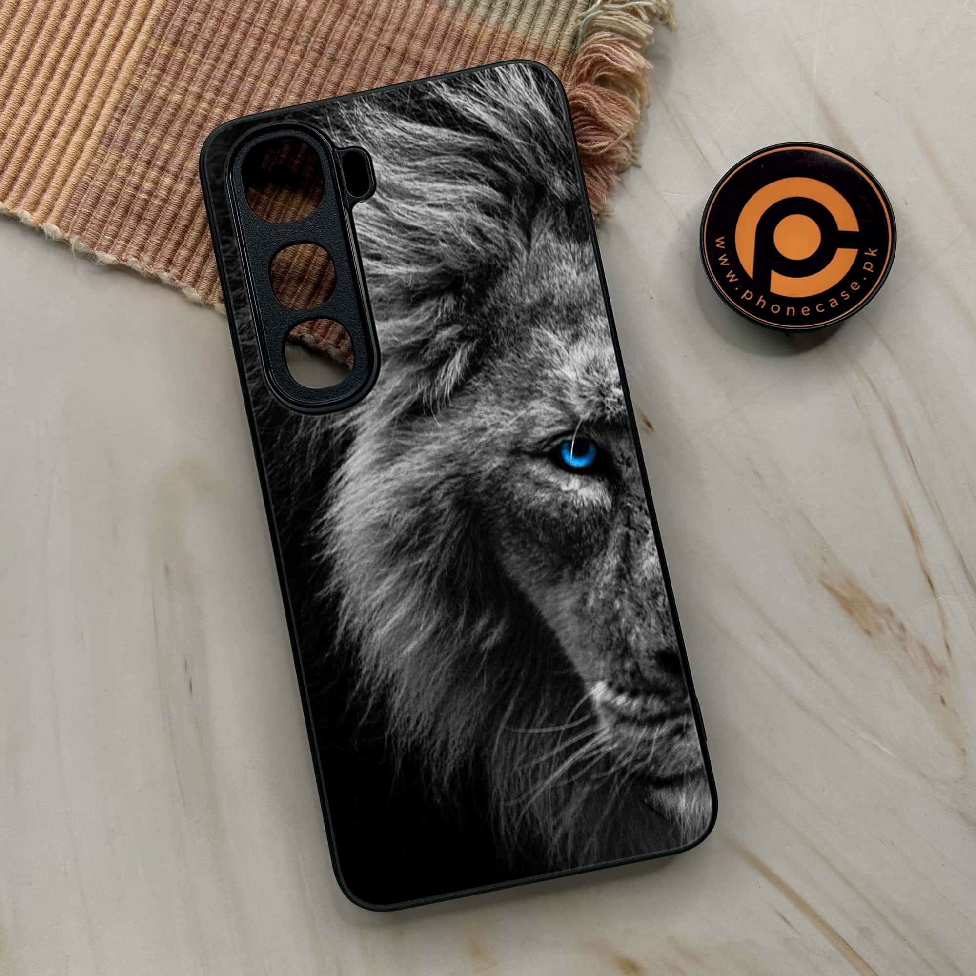 Vivo Y400 - Tiger Series - Premium Metal Printed soft Bumper shock Proof Case