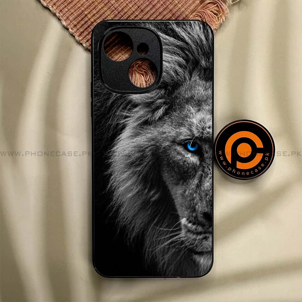Tecno Spark 40C - Tiger Series - Premium Metal Printed soft Bumper shock Proof Case