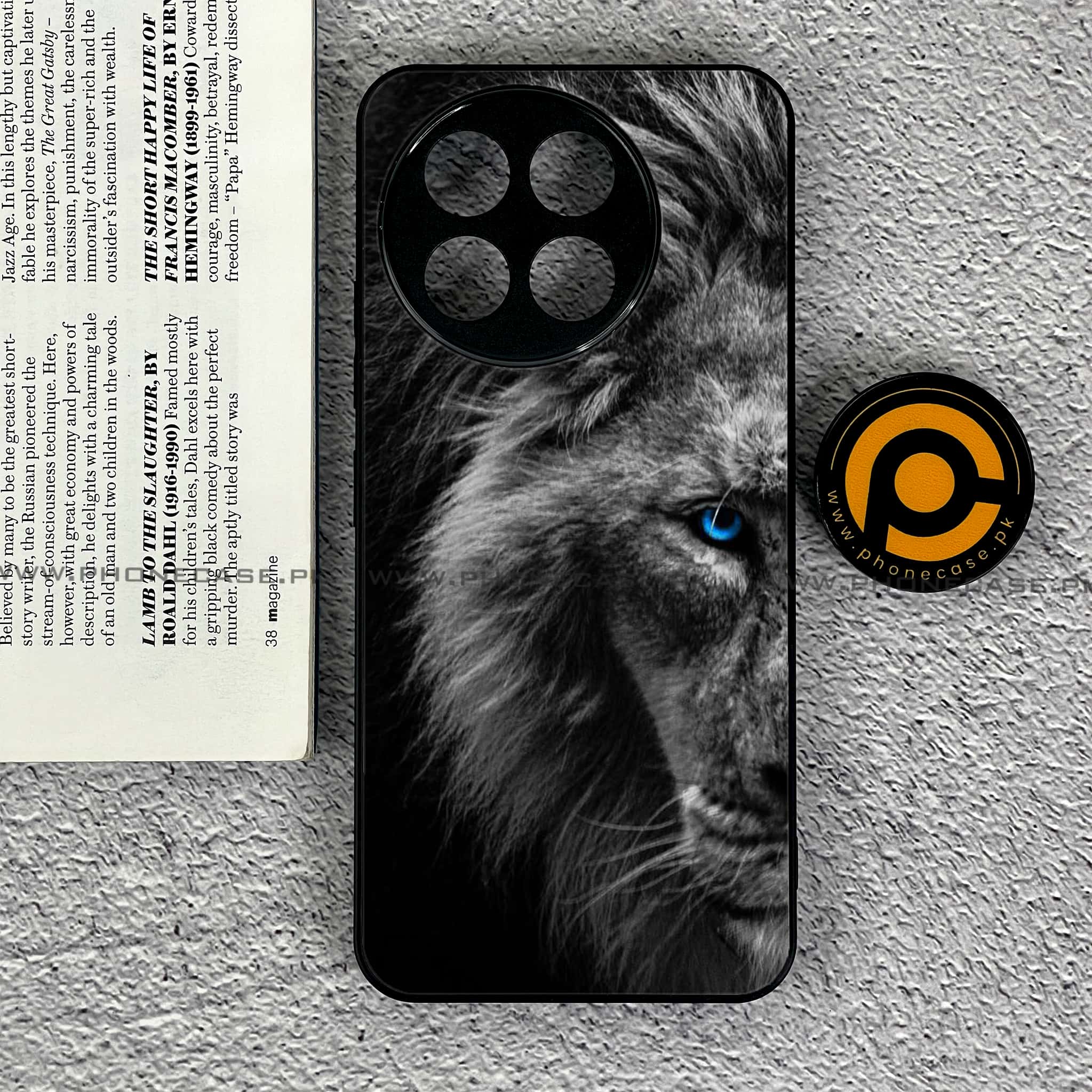 OnePlus Ace 5 - Tiger Series - Premium Metal Printed soft Bumper shock Proof Case
