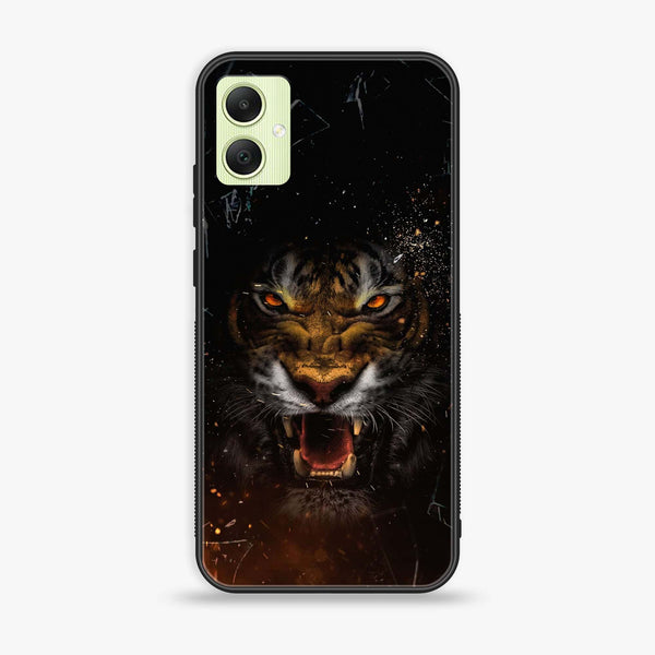 Samsung Galaxy A05 - Tiger Art Design 9 - Premium Printed Glass soft Bumper shock Proof Case CS-20107