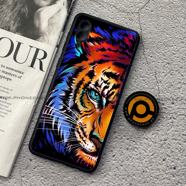 Samsung Galaxy A02 - Tiger Art - Premium Printed Metal Case
