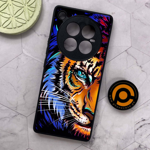 Infinix Zero 40 5G - Tiger Art - Premium Metal Printed soft Bumper shock Proof Case