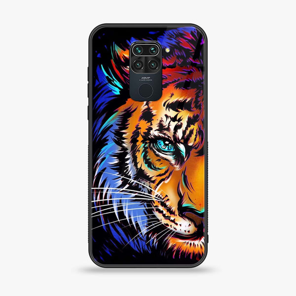 Xiaomi Redmi 10X - Tiger Art -  Premium Printed Metal soft Bumper shock Proof Case