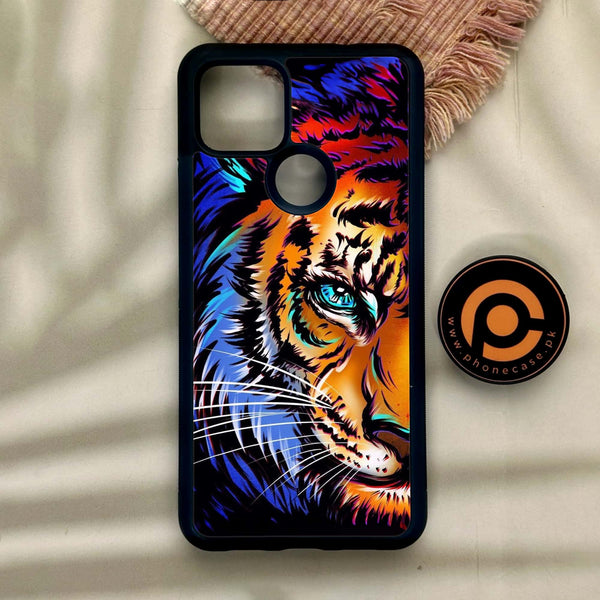 Google Pixel 4a 5G - Tiger Art - Premium Metal Printed Soft Bumper Shock Proof Case