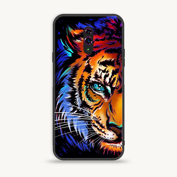 OPPO Reno - Tiger Art - Premium Printed Glass Case