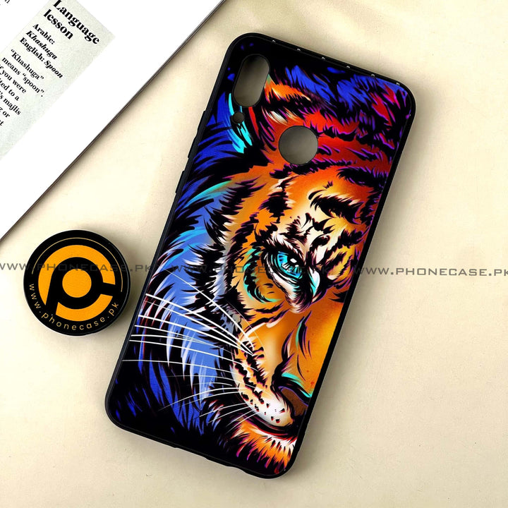 Huawei Nova 3 - Tiger Art - Premium Printed Glass soft Bumper Shock Proof Case