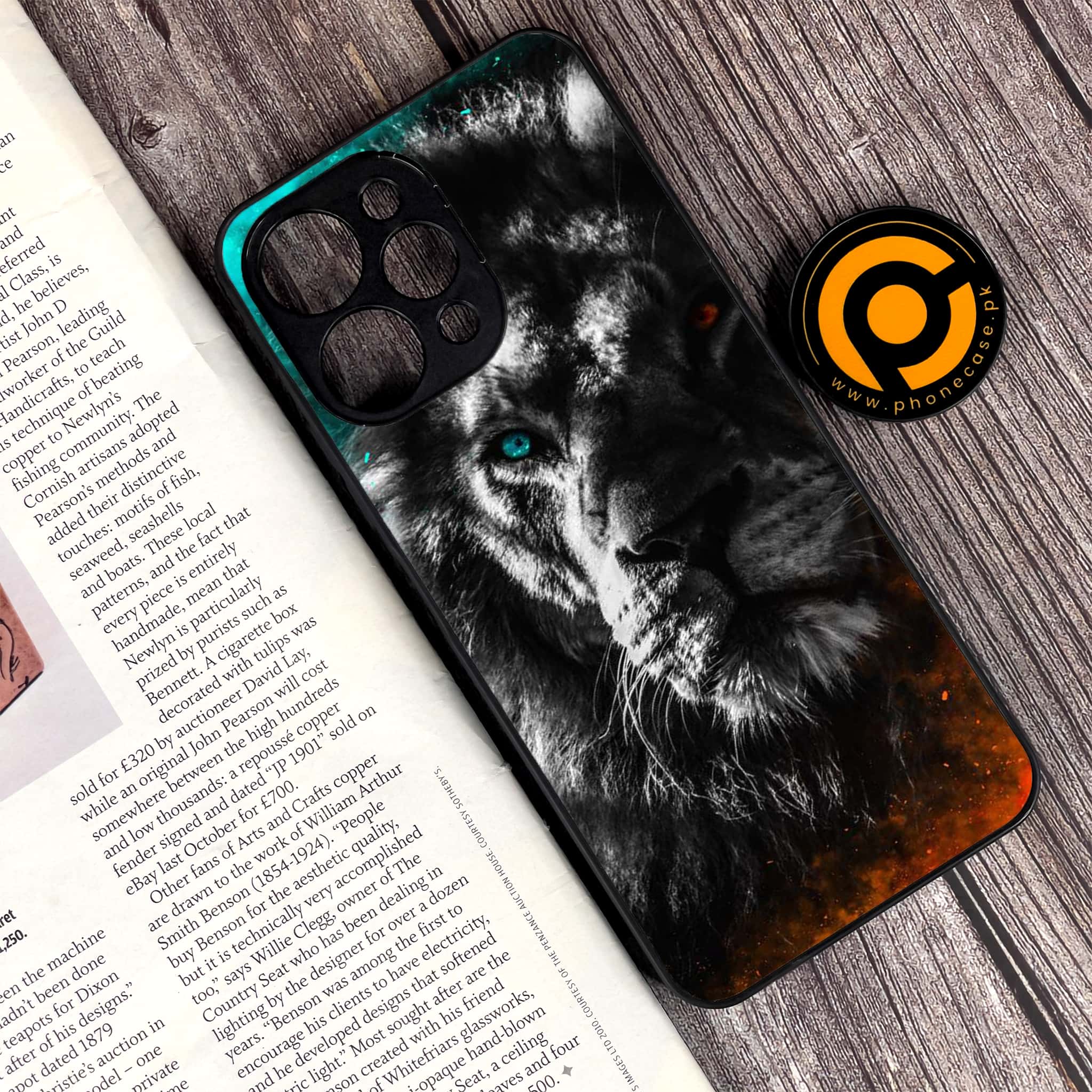Xiaomi Redmi 12 - Tiger Series - Premium Printed Glass soft Bumper shock Proof Case