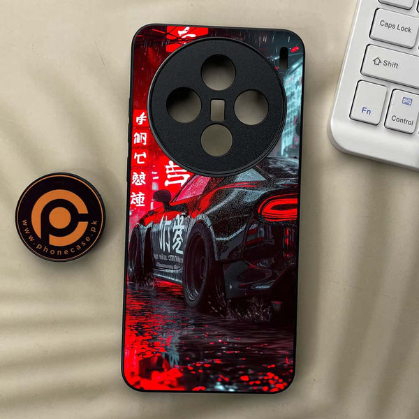 Vivo X200 - Tokyo Dark Night Racing Car - Premium Metal  Printed soft Bumper shock Proof Case