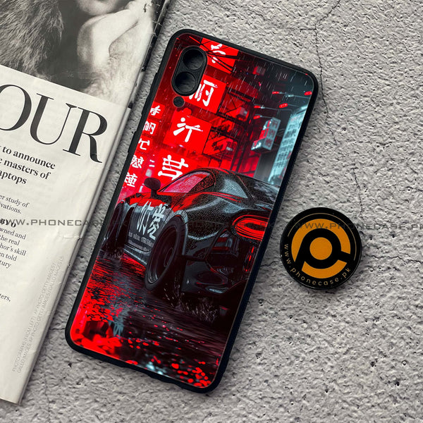 Samsung Galaxy A02 - Tokyo Dark Night Racing Car - Premium Printed Metal Case