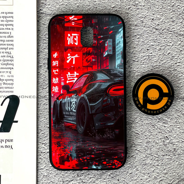 Samsung Galaxy J5 Pro 2017 - Tokyo Dark Night Racing Car  - Premium Printed Metal soft Bumper shock Proof Case