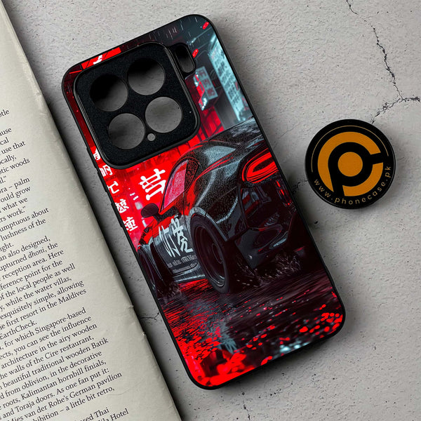 Xiaomi 15 - Tokyo Dark Night Racing Car - Premium Metal Printed soft Bumper Shock Proof Case