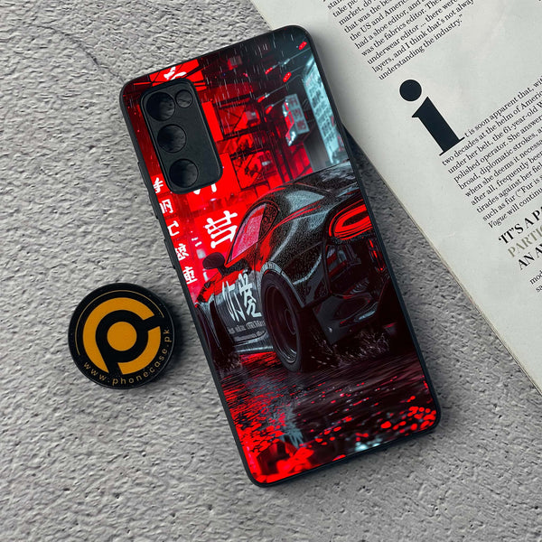 Samsung Galaxy S20 FE - Tokyo Dark Night Racing Car - Premium Metal Printed soft Bumper shock Proof Case