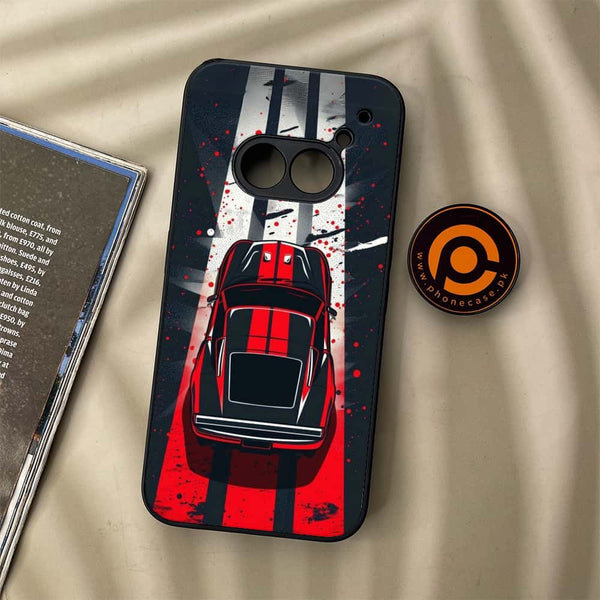 Nothing Phone (2a) - Top-Down Track - Premium Metal Printed soft Bumper Shock Proof Case