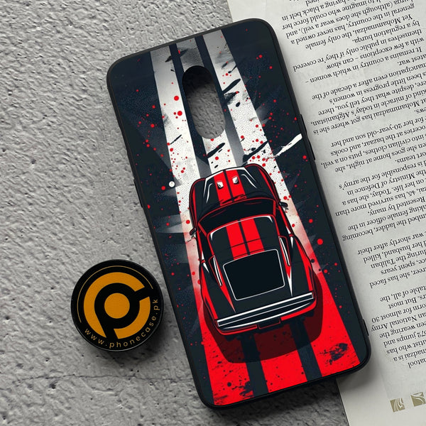 OnePlus 7 - Top-Down Track - Premium Metal Printed soft Bumper Shock Proof Case