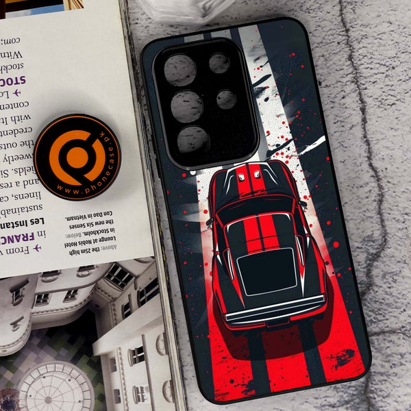 Vivo Y29 4G - Top-Down Track - Premium Metal Printed soft Bumper Shock Proof Case