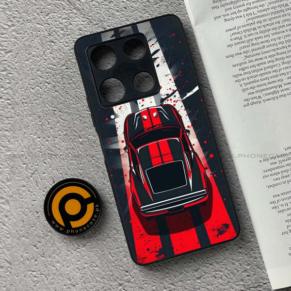 Infinix Note 30 Pro - Top-Down Track - Premium Metal Printed soft Bumper shock Proof Case