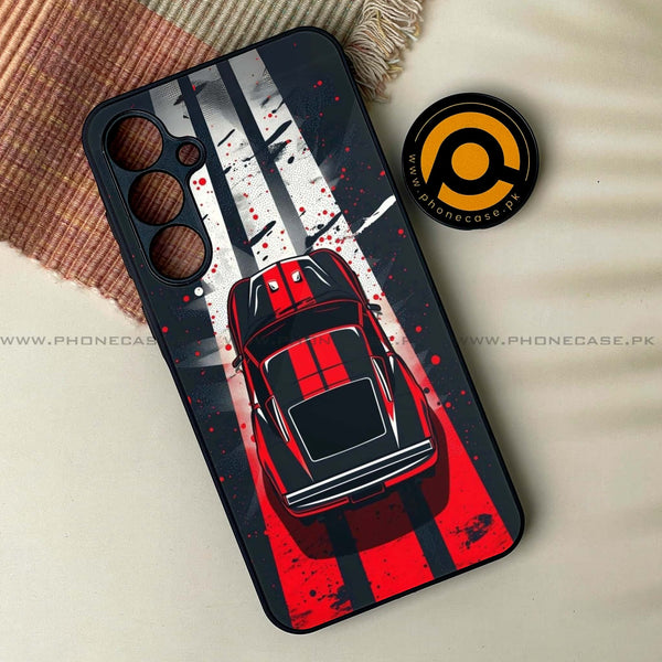 Samsung Galaxy A25 - Top-Down Track - Premium Printed Glass soft Bumper Shock Proof Case