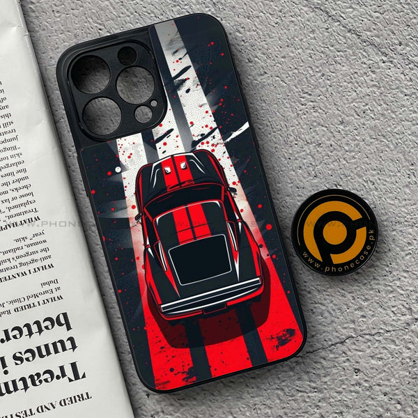iPhone 15 Pro Max - Top-Down Track - Premium Metal Printed soft Bumper shock Proof Case