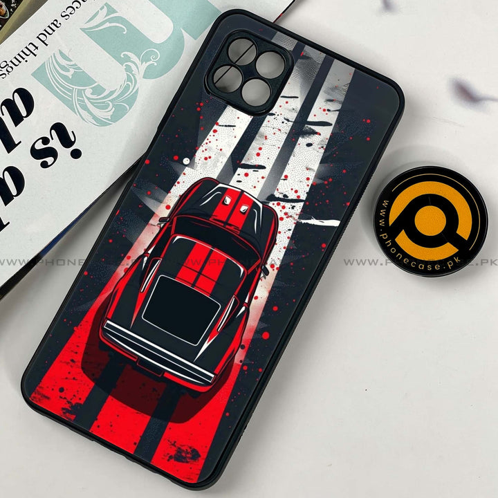 Samsung Galaxy A22 5G - Top-Down Track - Premium Printed Metal soft Bumper shock Proof Case