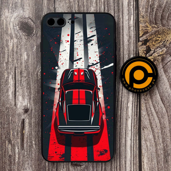 iPhone 7 Plus - Top-Down Track - Premium Metal Printed soft Bumper shock Proof Case