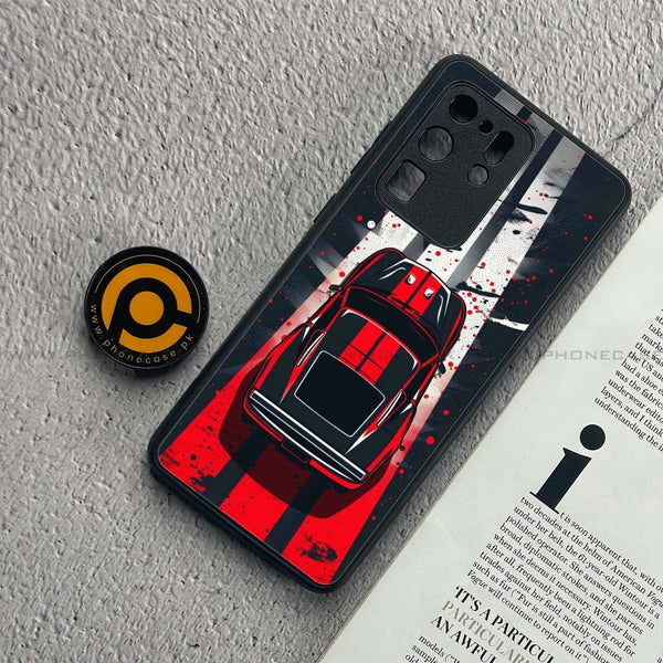 Samsung Galaxy S20 Ultra - Top-Down Track - Premium Metal  Printed soft Bumper shock Proof Case CS-32572