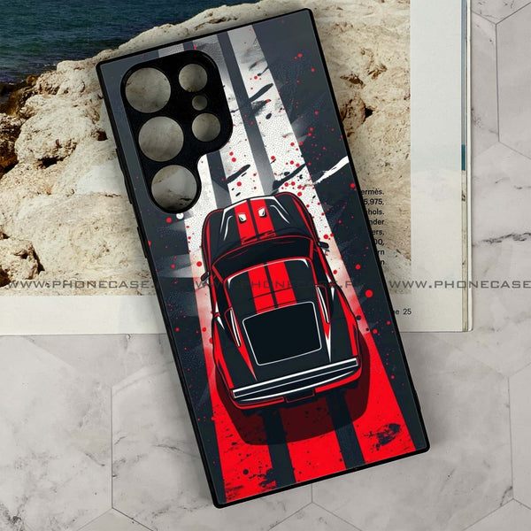 Samsung Galaxy S24 Ultra - Top-Down Track - Premium Metal Printed soft Bumper shock Proof Case