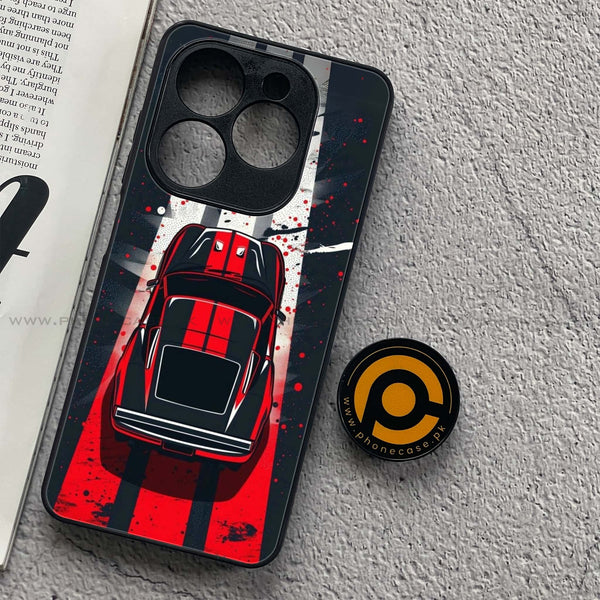 Realme C61 - Top-Down Track - Premium Metal Printed soft Bumper shock Proof Case