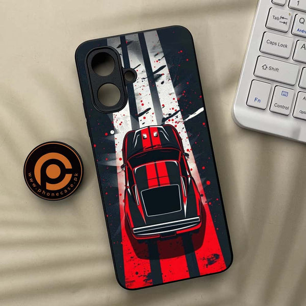 Infinix Smart 10 - Top-Down Track - Premium Metal Printed soft Bumper Shock Proof Case