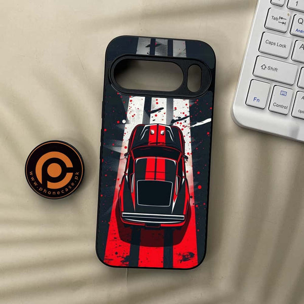 Google Pixel 10  - Top-Down Track - Premium Metal Printed soft Bumper Shockof Case
