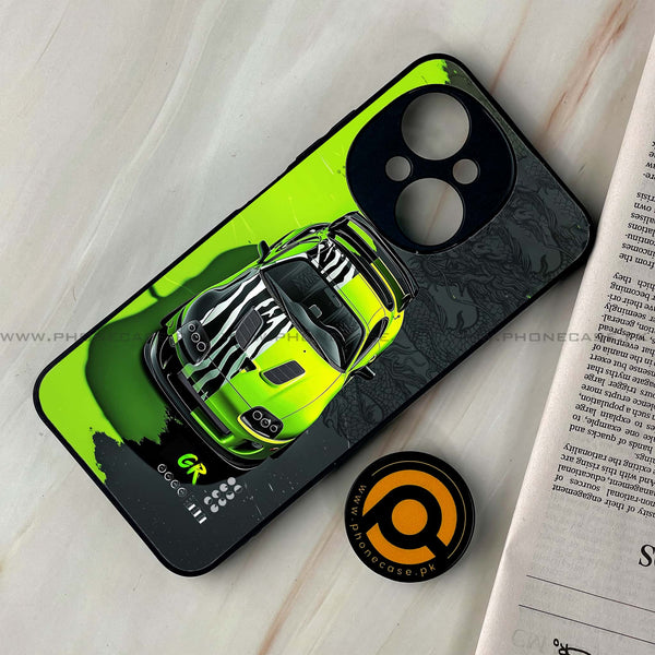 Tecno Spark Go 1 - Trish Art - Premium Printed Glass soft Bumper shock Proof Case CS-40165