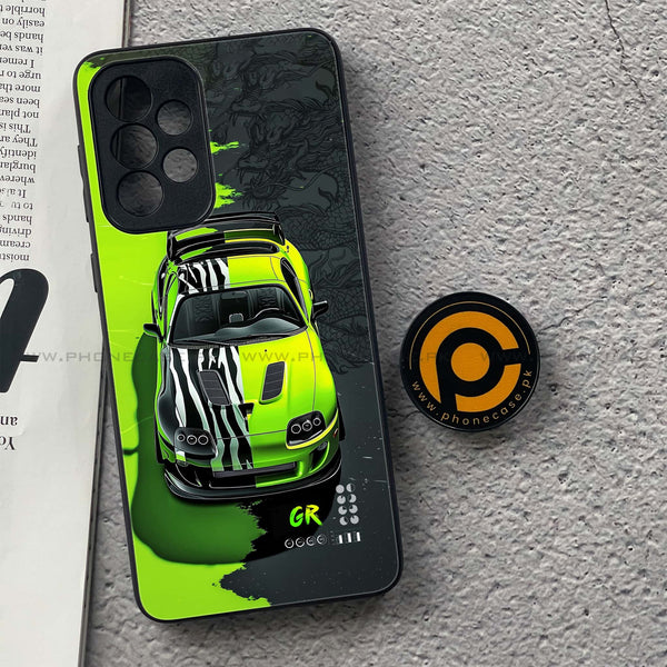 Samsung Galaxy A33 - Trish Art - Premium Printed Glass soft Bumper Shock Proof Case