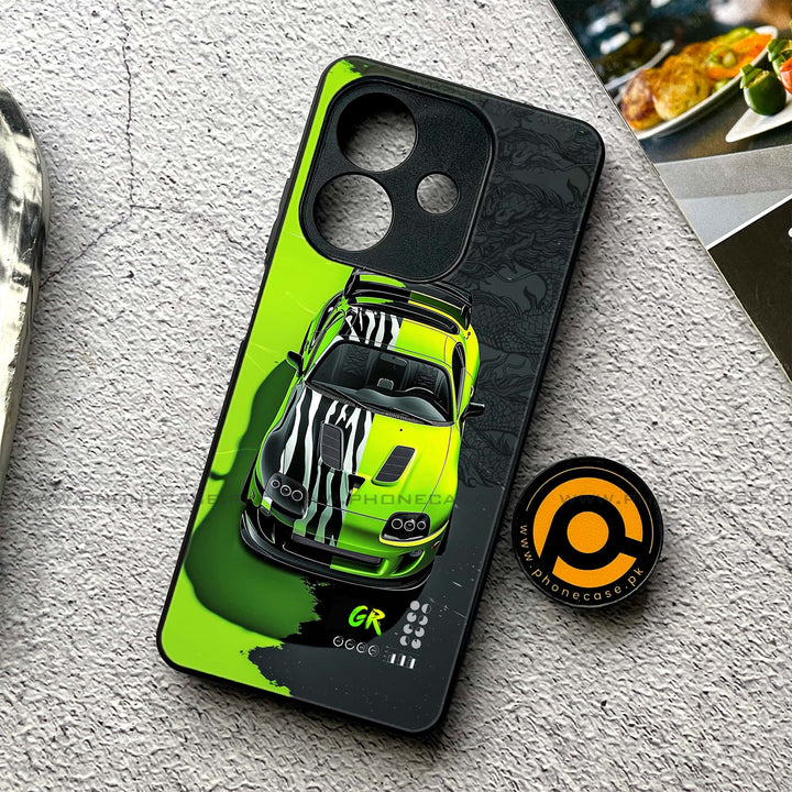 Oppo A5i - Trish Art - Premium Printed Metal soft Bumper shock Proof Case