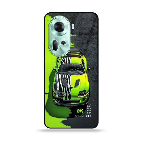 Oppo Reno 11 5G - Trish Art -  Premium Printed Metal soft Bumper shock Proof Case