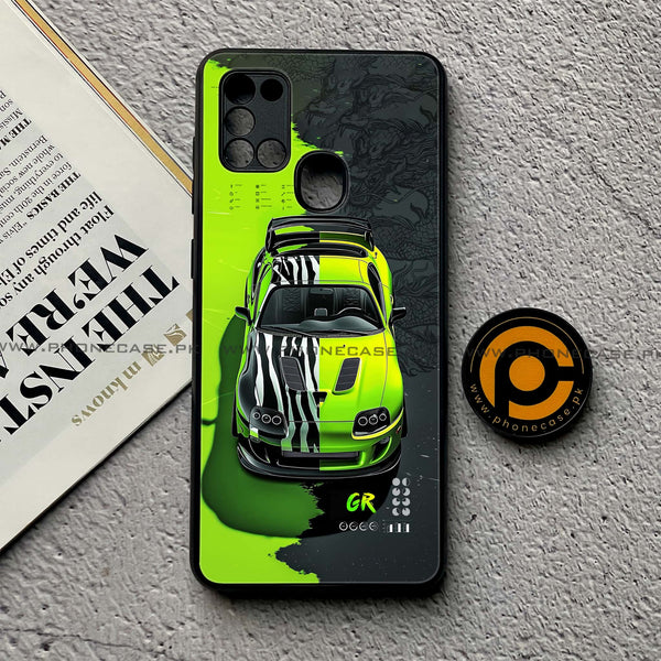 Samsung Galaxy A21s - Trish Art - Premium Printed Glass soft Bumper Shock Proof Case