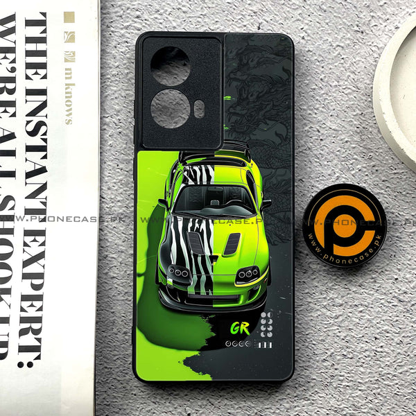 Moto G85 - Trish Art - Premium Printed Glass soft Bumper shock Proof Case CS-31393