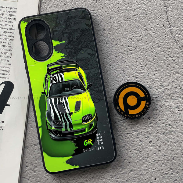 Oppo A18 4G - Trish Art -  Premium Printed Metal soft Bumper shock Proof Case