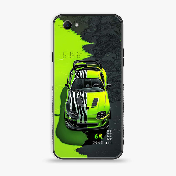Oppo F7 Youth - Trish Art - Premium Printed Glass soft Bumper shock Proof Case