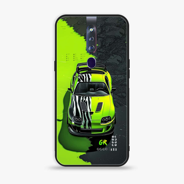 Oppo F11 Pro - Trish Art - Premium Printed Glass soft Bumper shock Proof Case