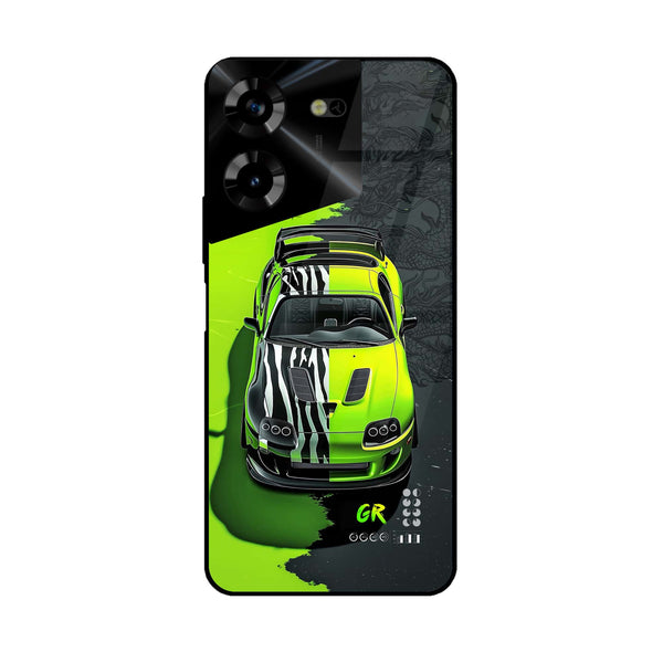 Tecno Pova 5 Pro - Trish Art -  Premium Printed Metal soft Bumper shock Proof Case