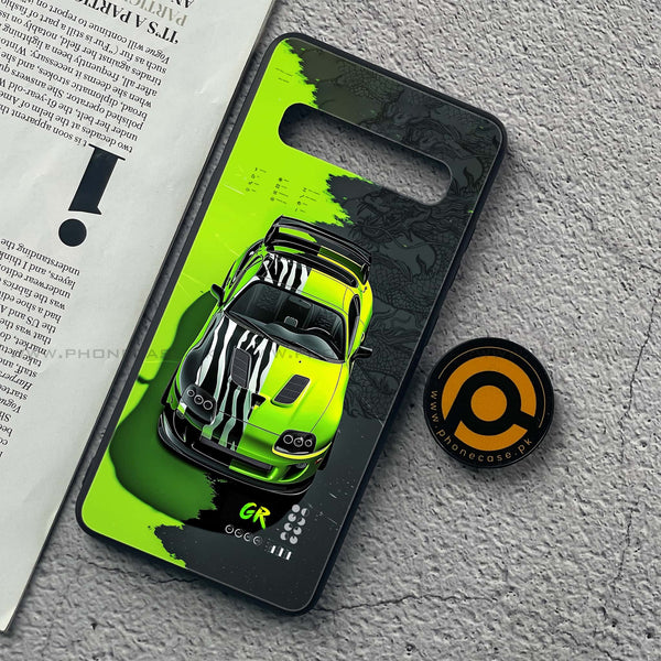 Samsung Galaxy S10 5G - Trish Art - Premium Printed Glass soft Bumper Shock Proof Case