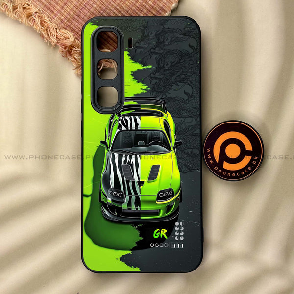 Infinix Hot 60 Pro - Trish Art - Premium Metal Printed soft Bumper shock Proof Case