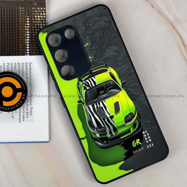 Vivo Y200e - Trish Art -  Premium Printed Metal soft Bumper shock Proof Case
