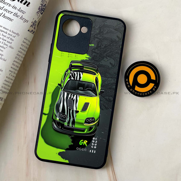 Realme C30 - Trish Art - Premium Printed Glass soft Bumper Shock Proof Case