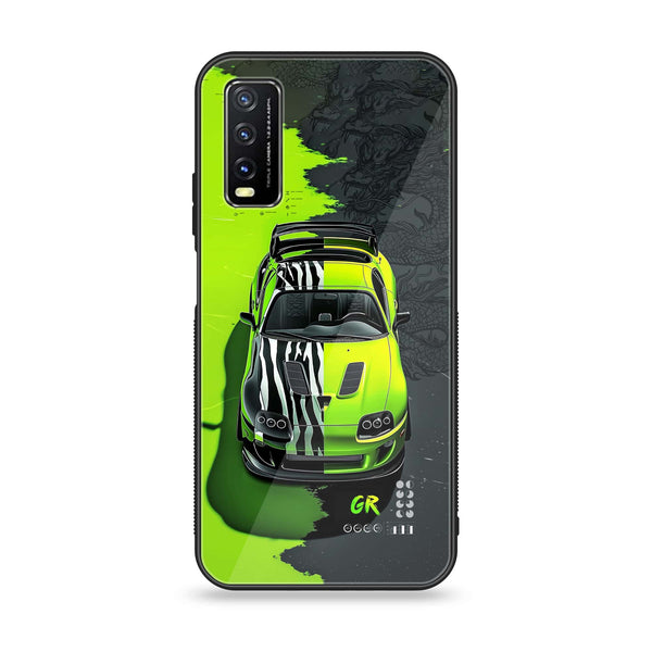 Vivo Y20s - Trish Art - Premium Printed Glass soft Bumper shock Proof Case