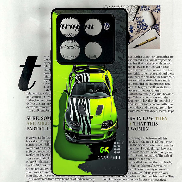 Infinix Note 40 Pro Plus - Trish Art - Premium Metal Printed soft Bumper shock Proof Case