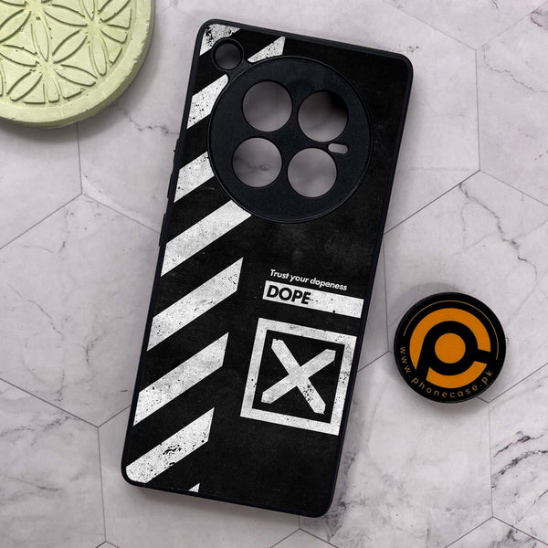 Infinix Zero 40 5G - Trust Your Dopeness - Premium Metal Printed soft Bumper shock Proof Case