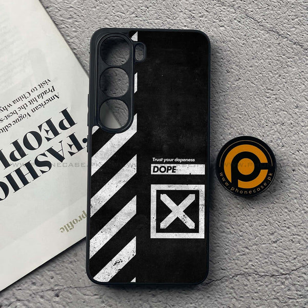 Vivo Y200 4G - Trust Your Dopeness - Premium Metal Printed soft Bumper Shock Proof Case CS-37418