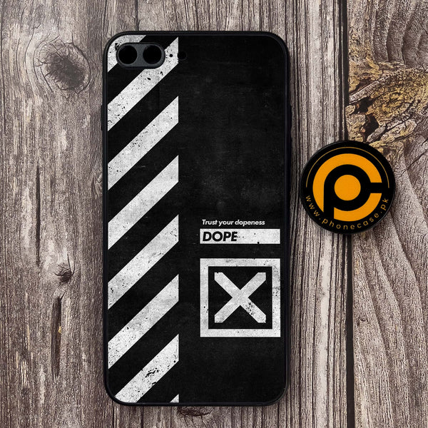 iPhone 7 Plus - Trust Your Dopeness - Premium Metal Printed soft Bumper shock Proof Case