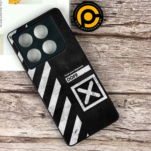 Infinix GT 20 Pro - Trust Your Dopeness -  Premium Printed Metal soft Bumper shock Proof Case