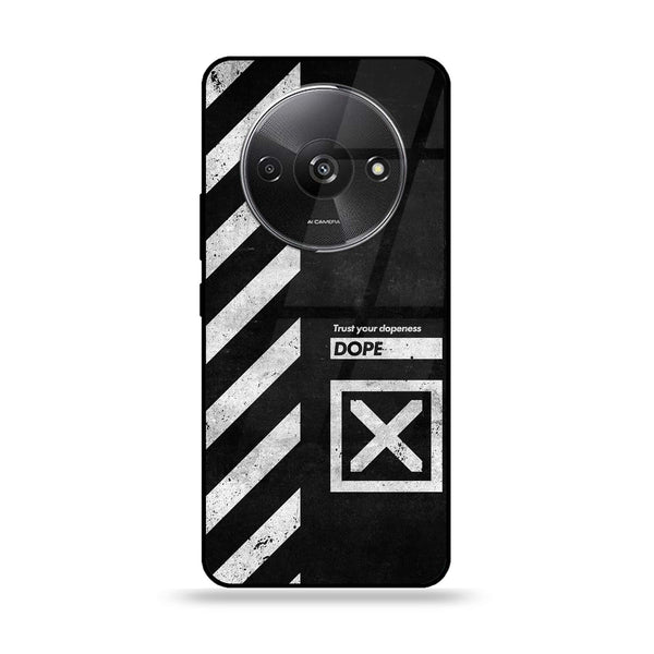 Xiaomi Redmi A3 - Trust Your Dopeness -  Premium Printed Metal soft Bumper shock Proof Case